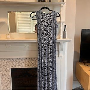 NWT Michael Kors Blue & White Maxi